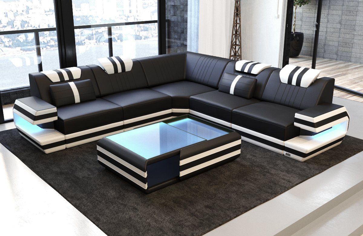 Sofa Dreams Ecksofa Ledercouch Sofa Leder günstig online kaufen