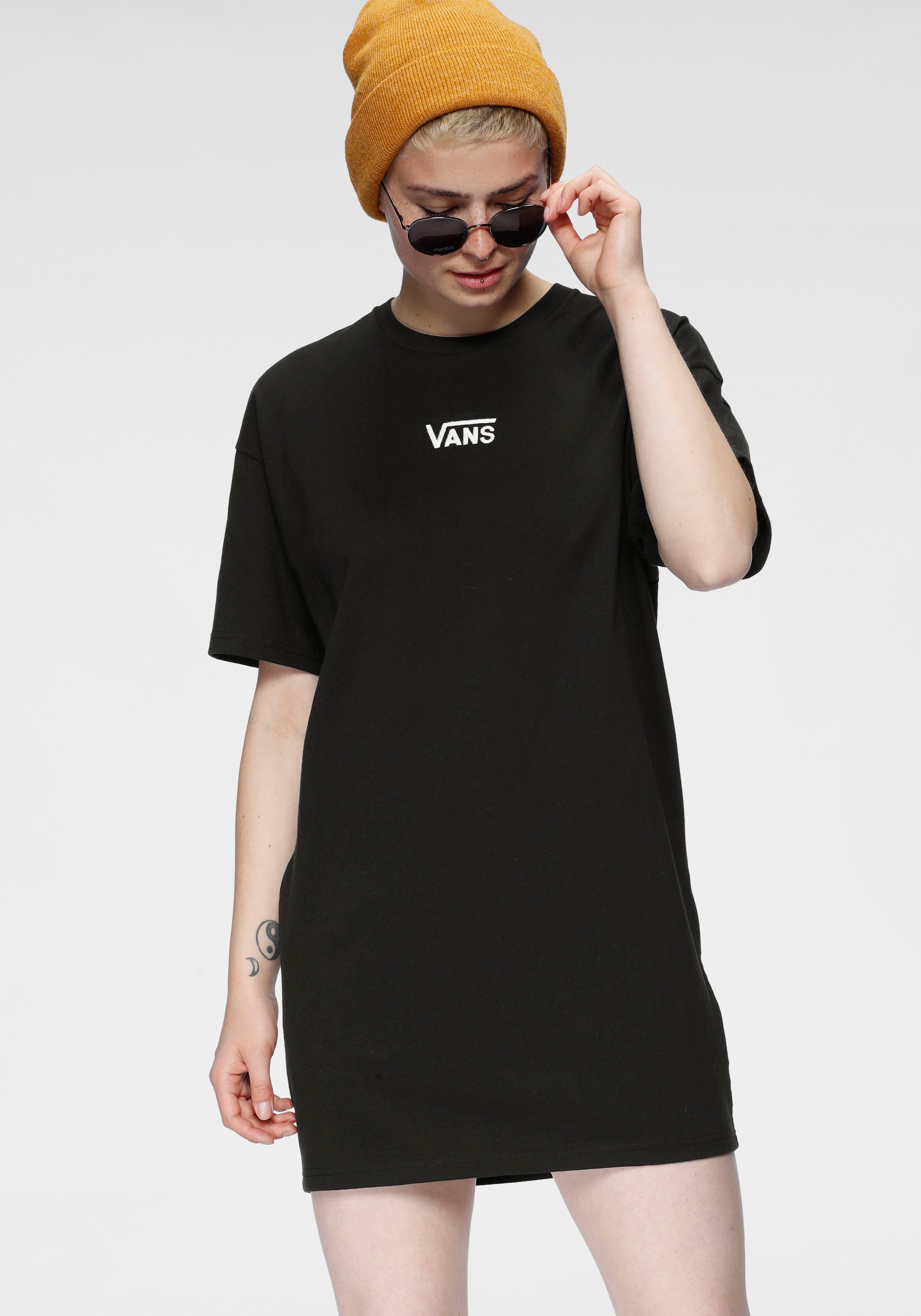 Vans Shirtkleid »CENTER VEE TEE DRESS«, Weicher Single Jersey online kaufen  | OTTO