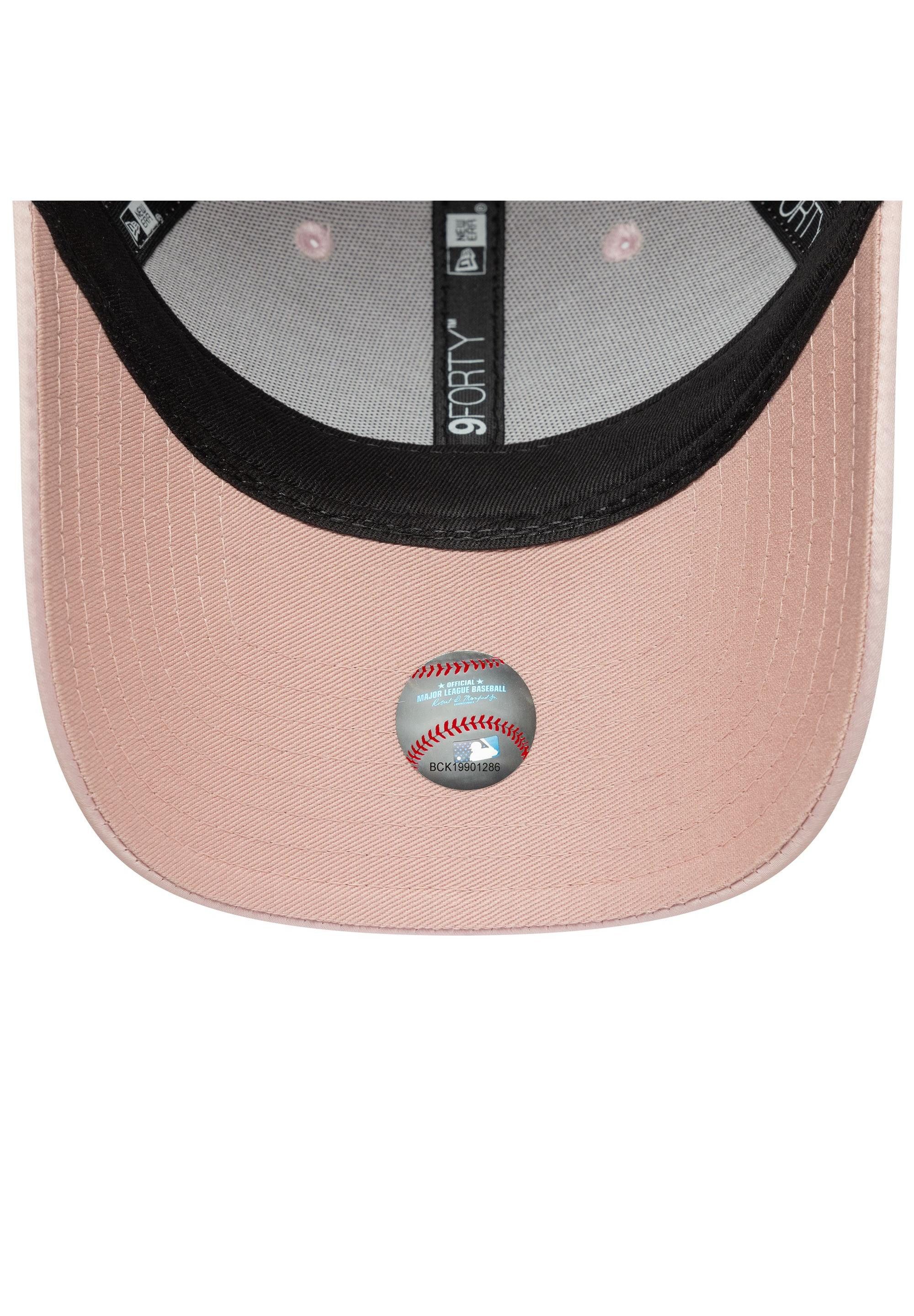 New Era Baseball Cap New York Yankees New Era Satin Bow 9Forty Women Cap Rosa (1-St)