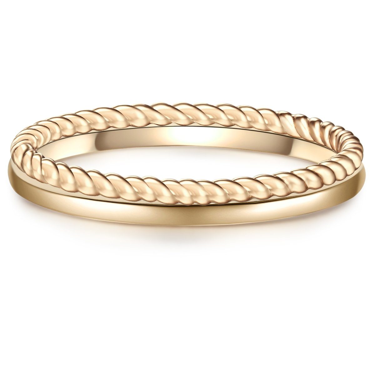 Lulu & Jane Fingerring gelbgold, Messing