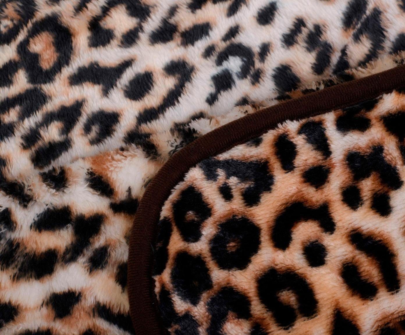 Wohndecke Leopard, Gözze, mit gedrucktem Motiv, günstig online kaufen