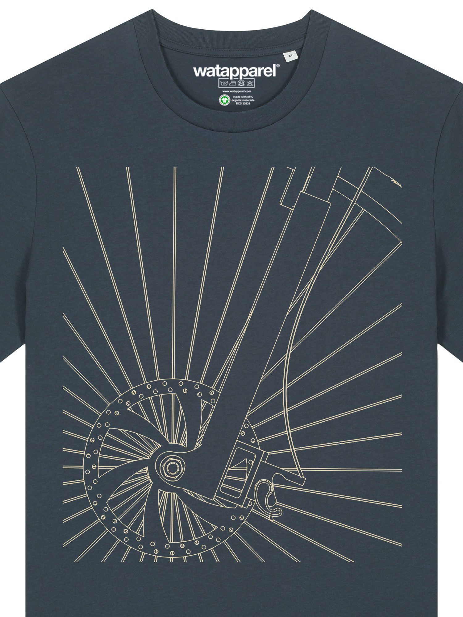wat? Apparel T-Shirt Fahrradspeichen