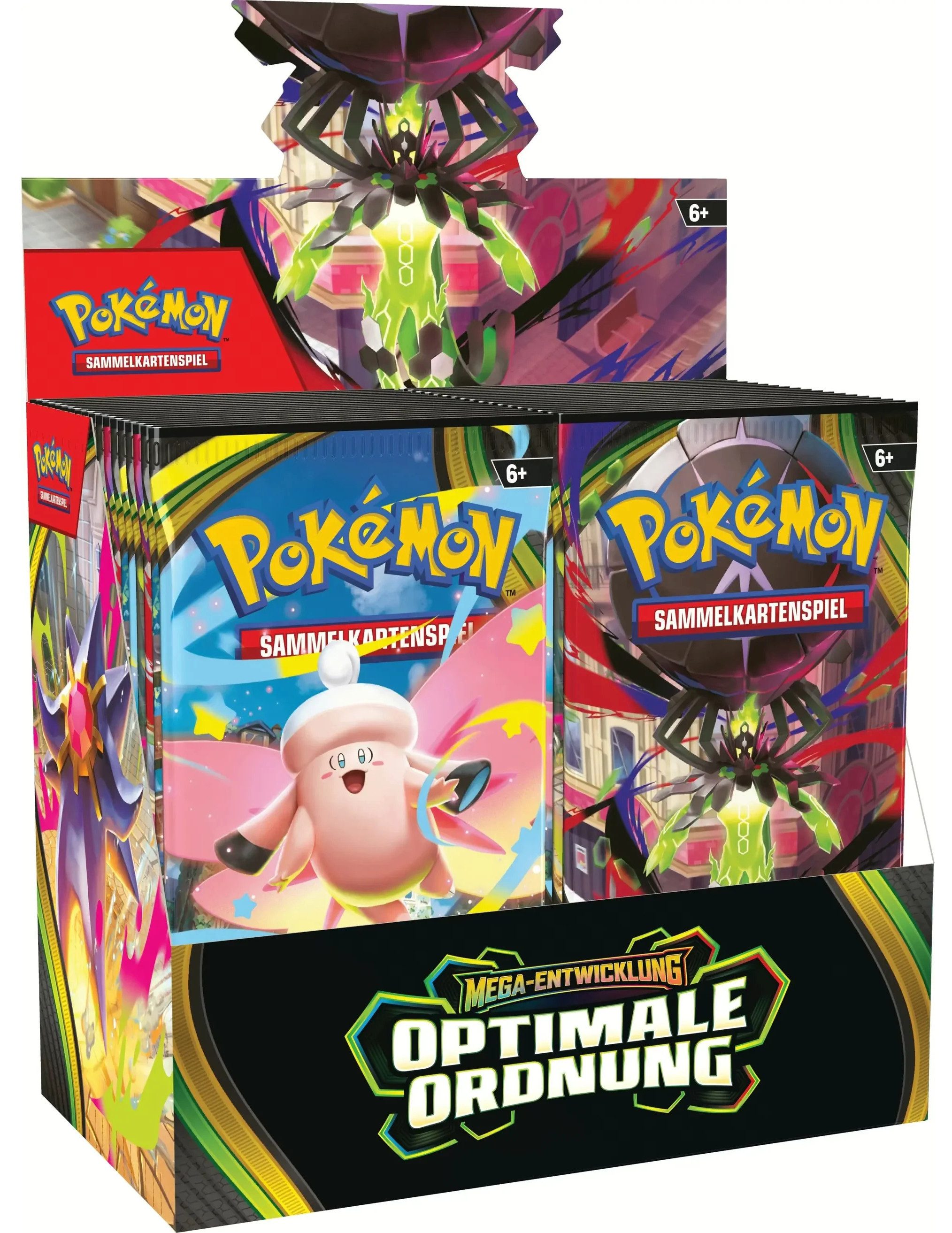 POKÉMON Sammelkarte Mega Entwicklung: Optimale Ordnung Booster Display Deutsch, Enthält 36 Booster Packs
