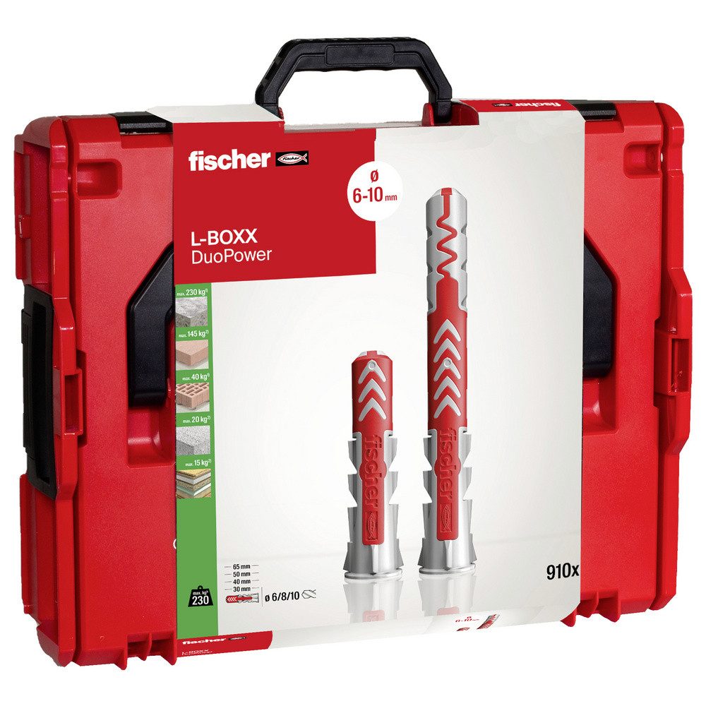 Fischer Dübel-Set Fischer 558627 DUOPOWER Dübel-Sortimentsbox 910 Teile