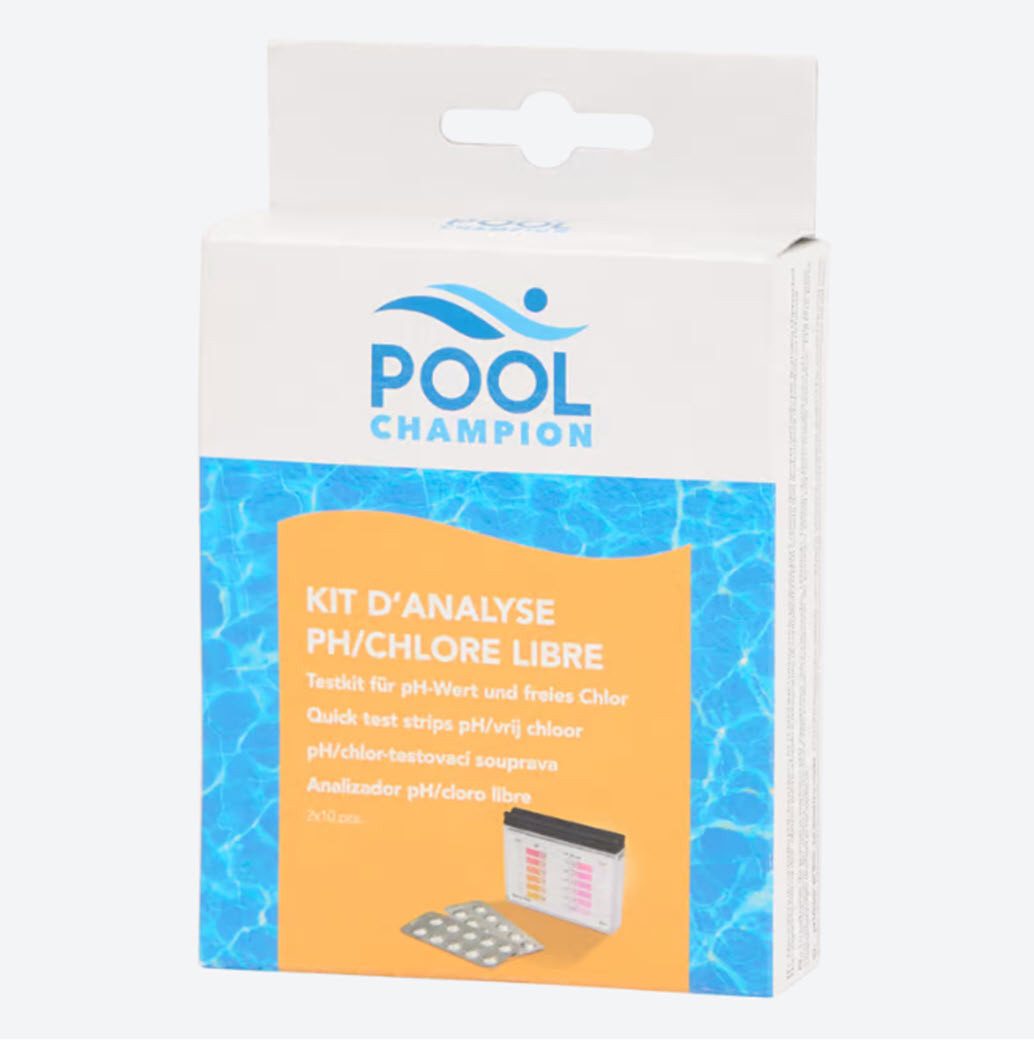 Pool-Wassertest PH-Wert-Testkit mit 20 Tabletten