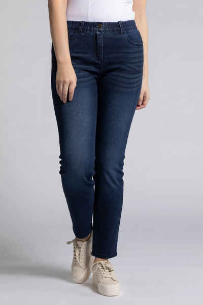 Ulla Popken Stretch-Hose Skinnyjeans Sarah schmale 5-Pocket-Form High Waist