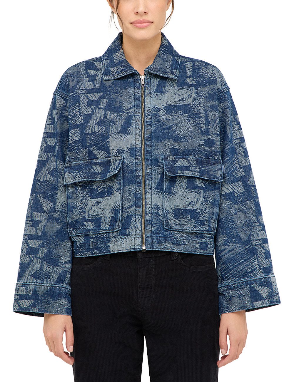 MUSTANG Outdoorjacke Damen Style Elba Denim günstig online kaufen