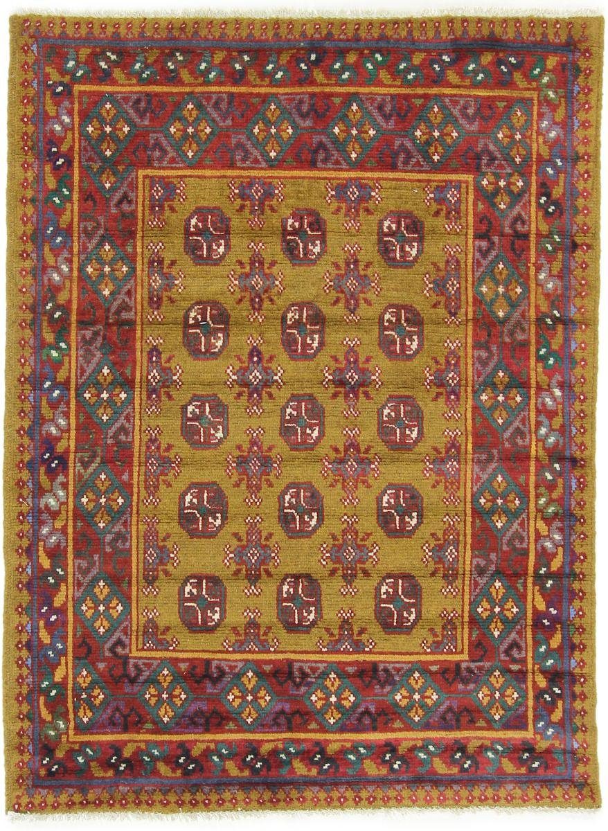 Orientteppich Afghan Akhche 124x167 Handgeknüpfter Orientteppich, Nain Trading, rechteckig, Höhe: 6 mm