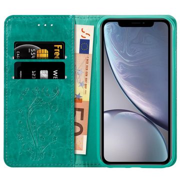 Cadorabo Handyhülle Apple iPhone XR Apple iPhone XR, Klappbare Handy Schutzhülle - Hülle - mit Standfunktion und Kartenfach