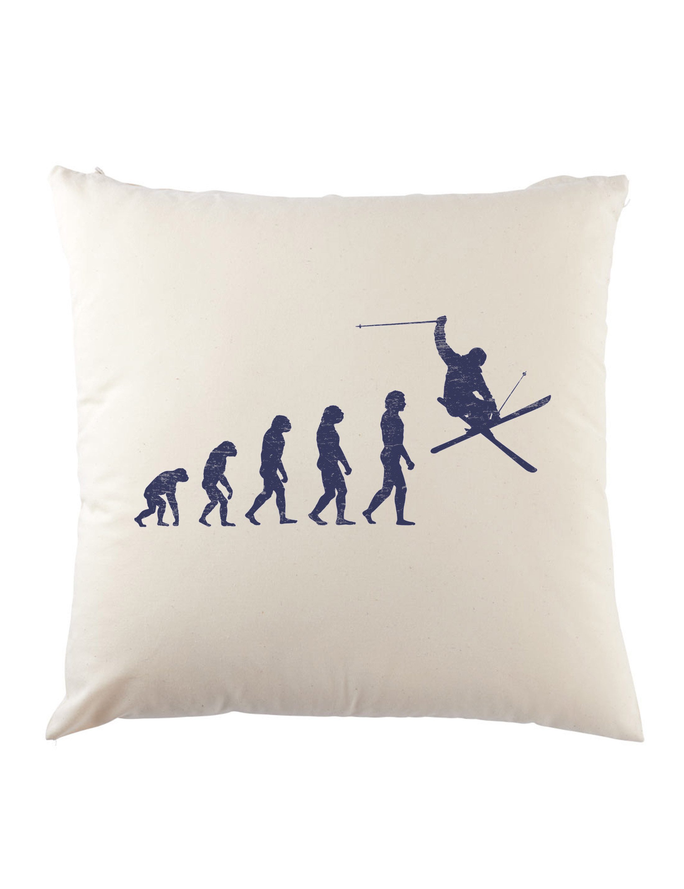 Dekokissen Skier Evolution Dekokissen Ski Fahrhen Skiing Aprés Winter Slalom