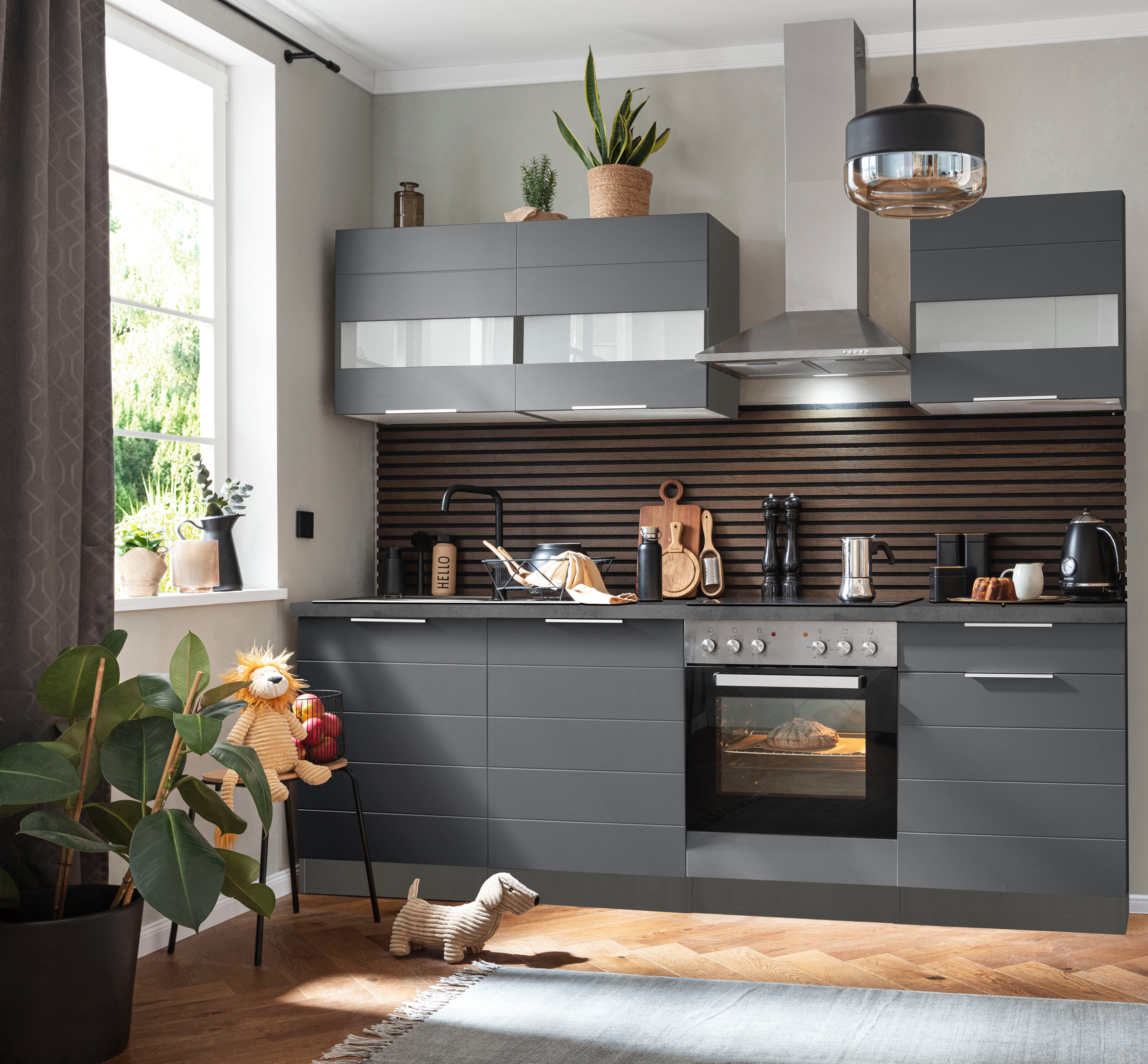KOCHSTATION Küchenzeile KS-Luhe, 240 cm breit, günstig online kaufen