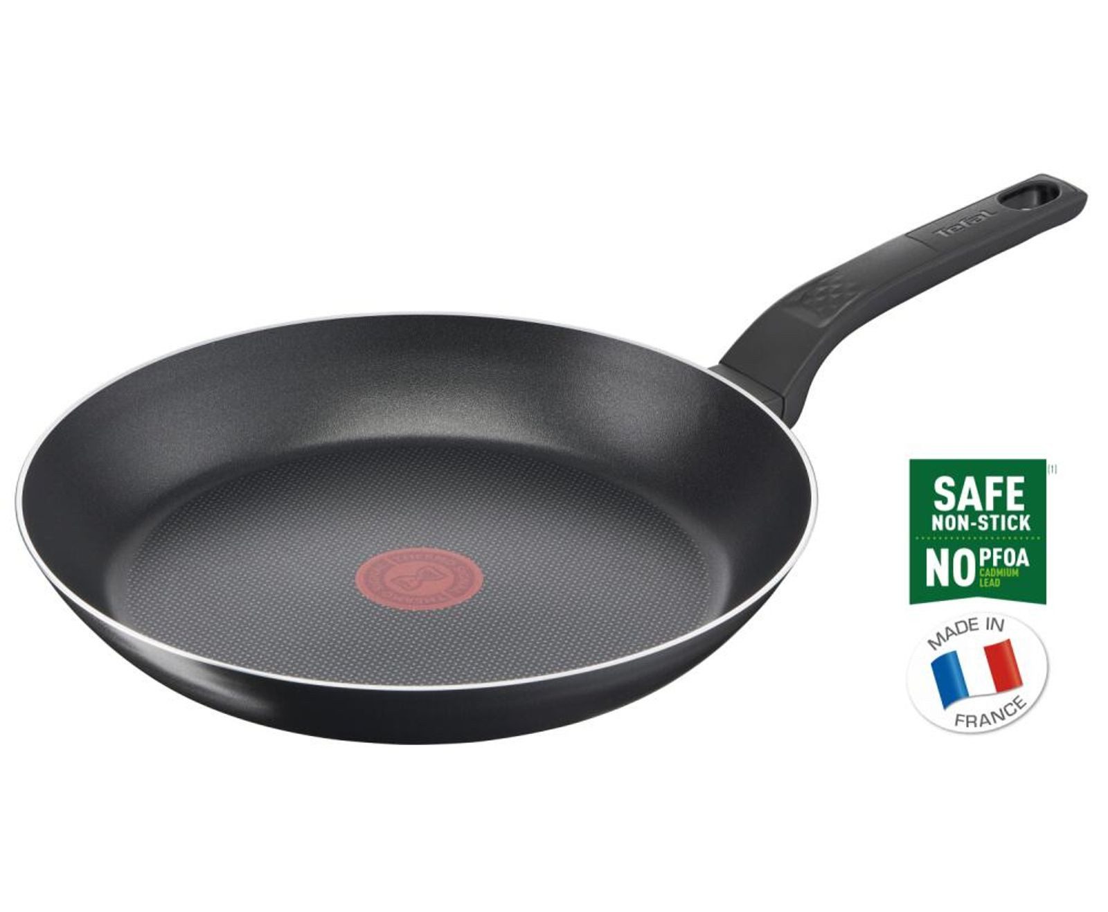 BURI Bratpfanne 6x Bratpfannen 28cm Schwarz Antihaft Wok Kochen Küchen Schmoren Gemüse
