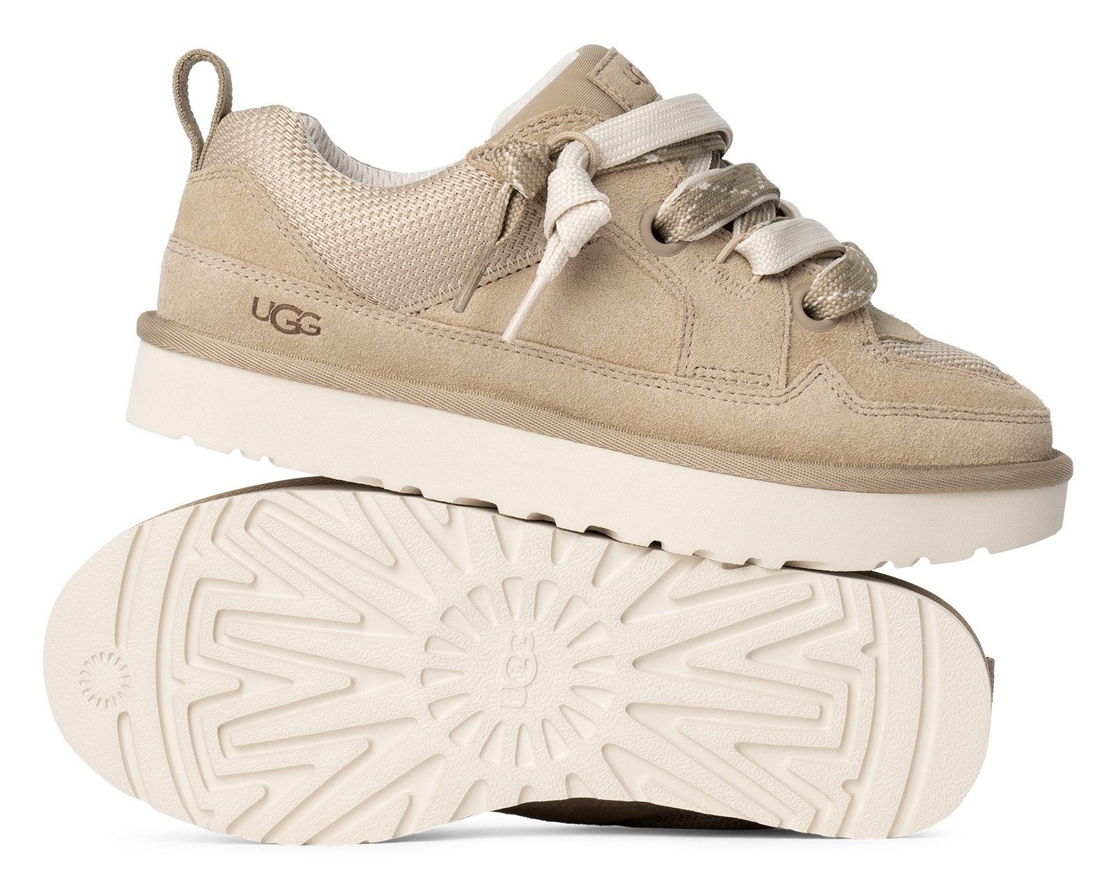 UGG Unisex LO LOWMEL Sneaker, Halbschuh, Schnürschuh Freizeitschuh mit trendiger Laufsohle