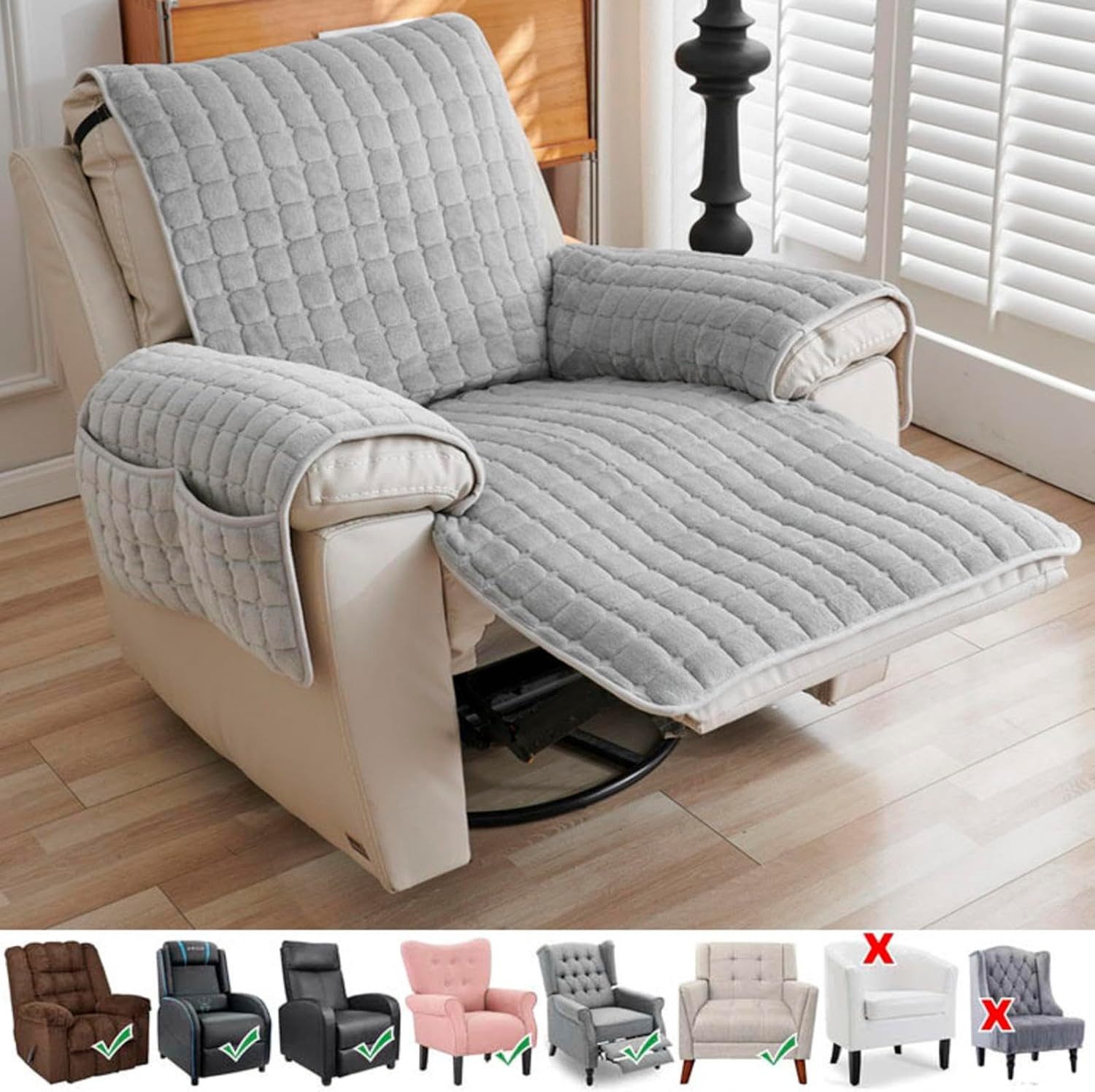 Coonoor Sesselschoner Sofa Armlehnenbezüge Fernsehsessel Schutzbezug günstig online kaufen
