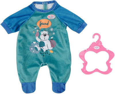 Baby Born Puppenkleidung Strampler Blau, 43 cm, mit Kleiderbügel