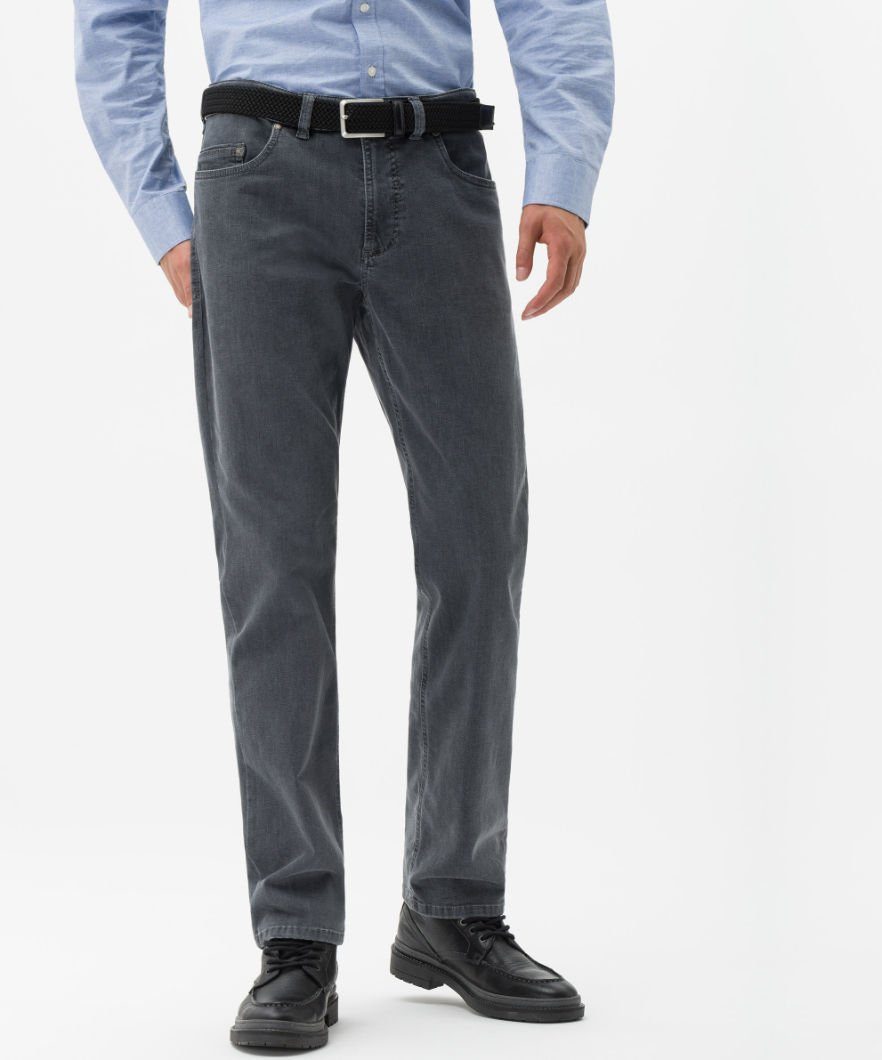 EUREX by BRAX 5-Pocket-Jeans Style LUKE grau