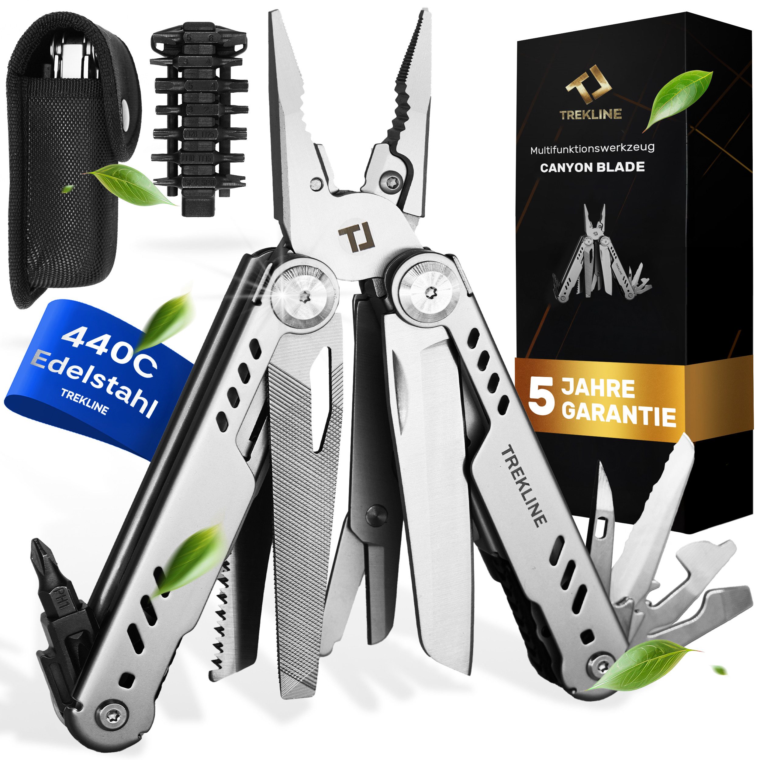 Trekline Multitool - Camping Werkzeug Multifunktionswerkzeug Multifunktionsmesser
