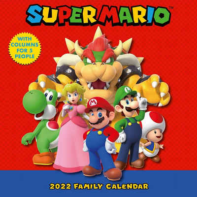 Danilo Monatskalender Super Mario - 2022 Kalender - ca. 60 cm x 30 cm
