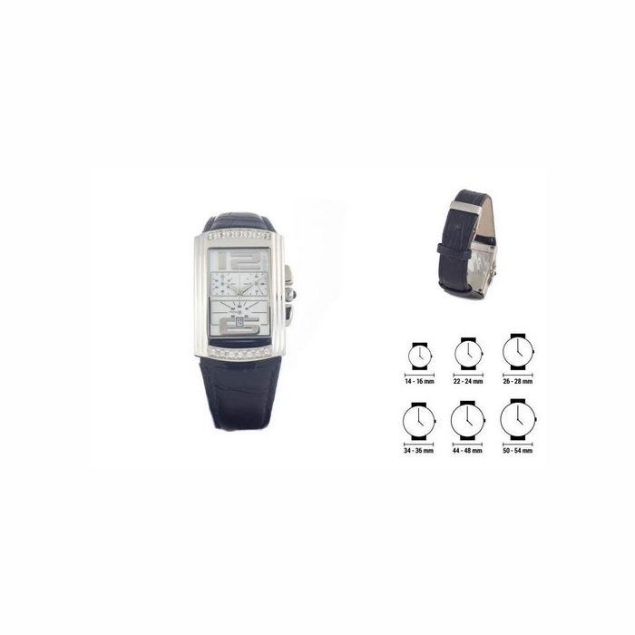 Chronotech Quarzuhr Armbanduhr Damen Leder Uhr Chronotech CT7018B-03S 28 mm Quarzuhr Armbanduhr Uhr