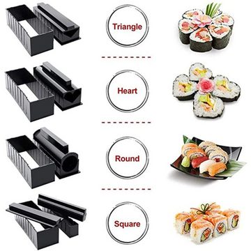 PRECORN Sushi-Roller 11tlg. Sushi Set Sushi Maker Set Perfekt für Sushi DIY
