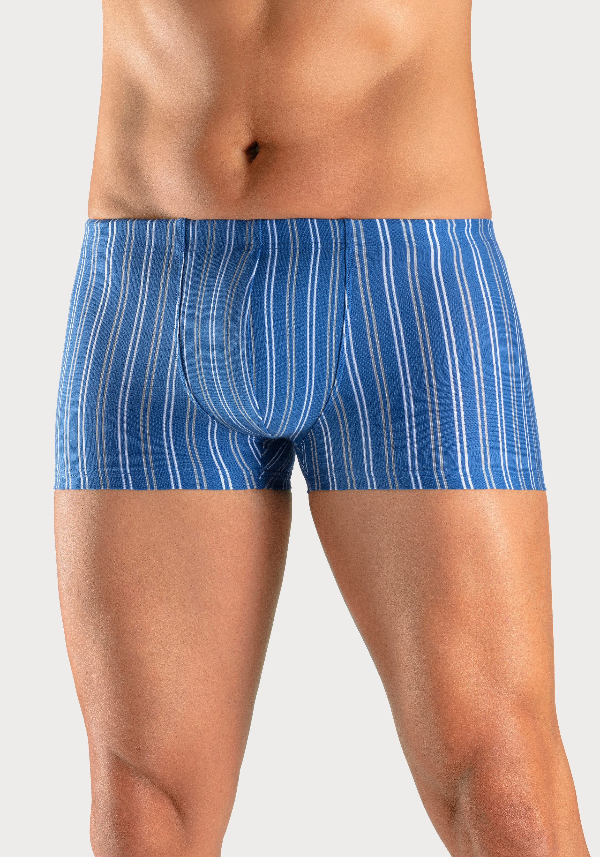 le jogger® Boxer Boxershorts für Herren (Packung, 3-St) mit garngefärbten Streifen