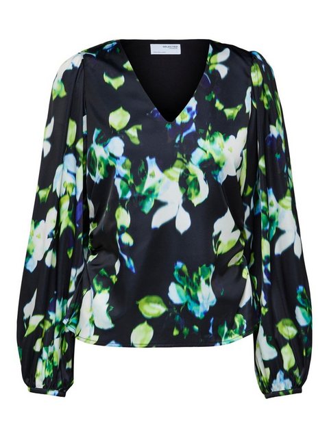 SELECTED FEMME Langarmbluse Laia (1-tlg) Drapiert/gerafft