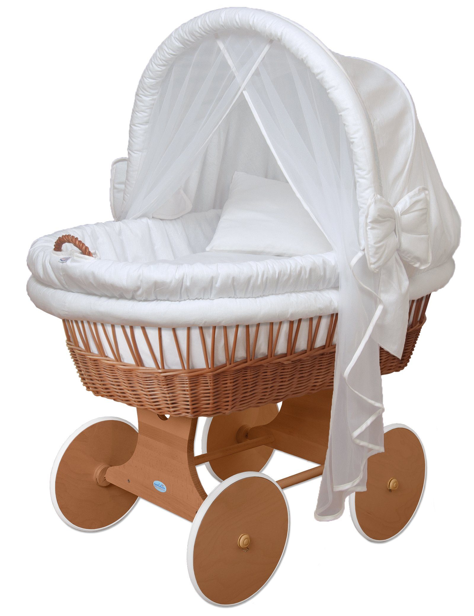 Waldin Stubenwagen Waldin Baby Stubenwagen-Set mit Ausstattung,XXL
