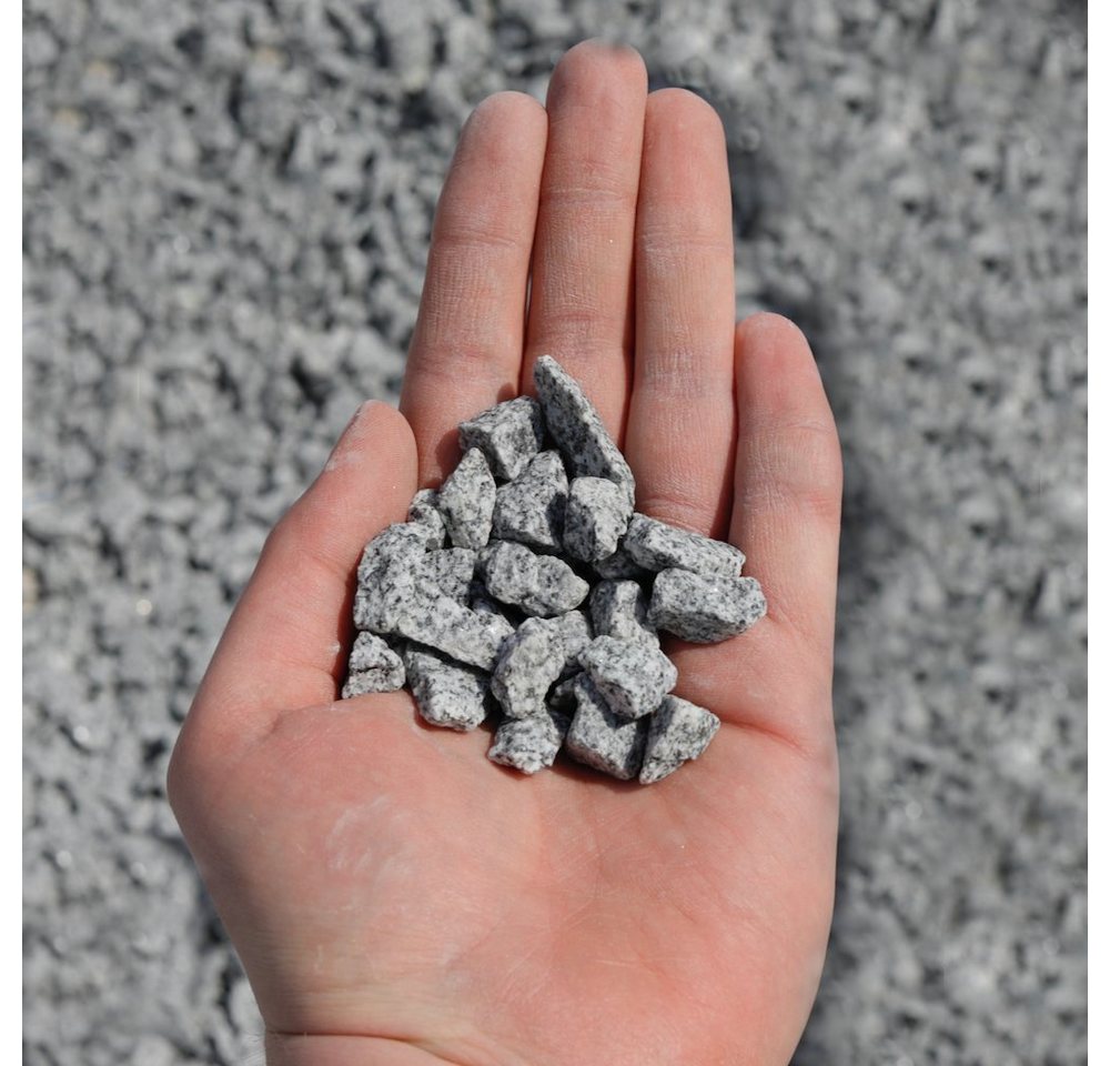 Thumbnail - CM-Gartendesign Stein Passauer Granit Splitt, (8/16mm, grau), 5kg