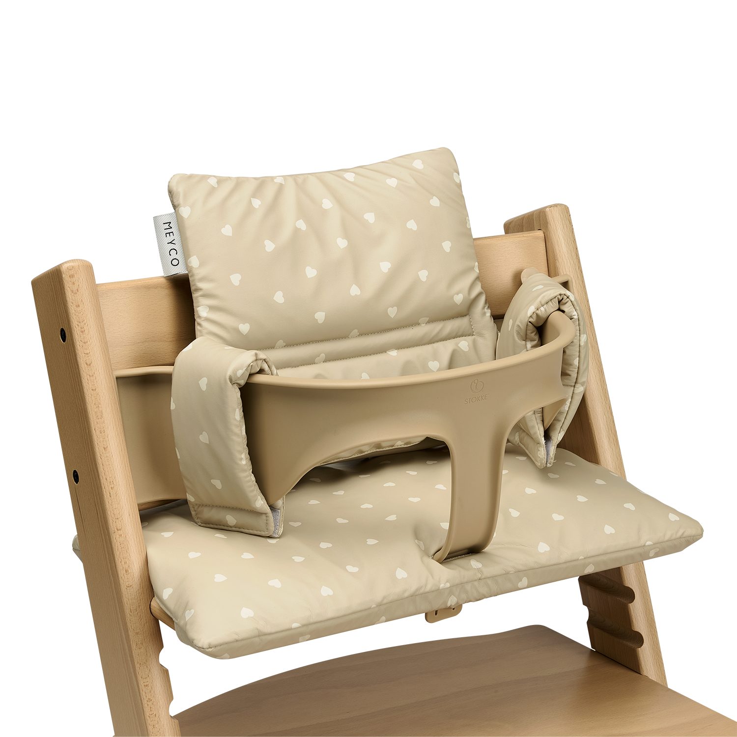 Meyco Baby Sitzverkleinerer Sweet Heart Sand/Soft Sand, (1-tlg), One size