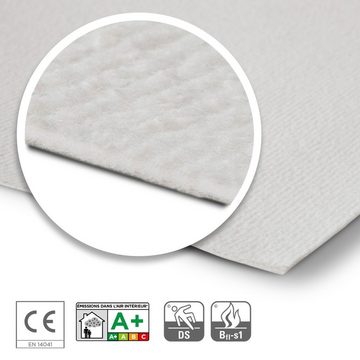 Teppich Event- und Messeteppich Sintra Weiß, verschiedene Größen, Floordirekt, Rechteckig, Höhe: 3 mm