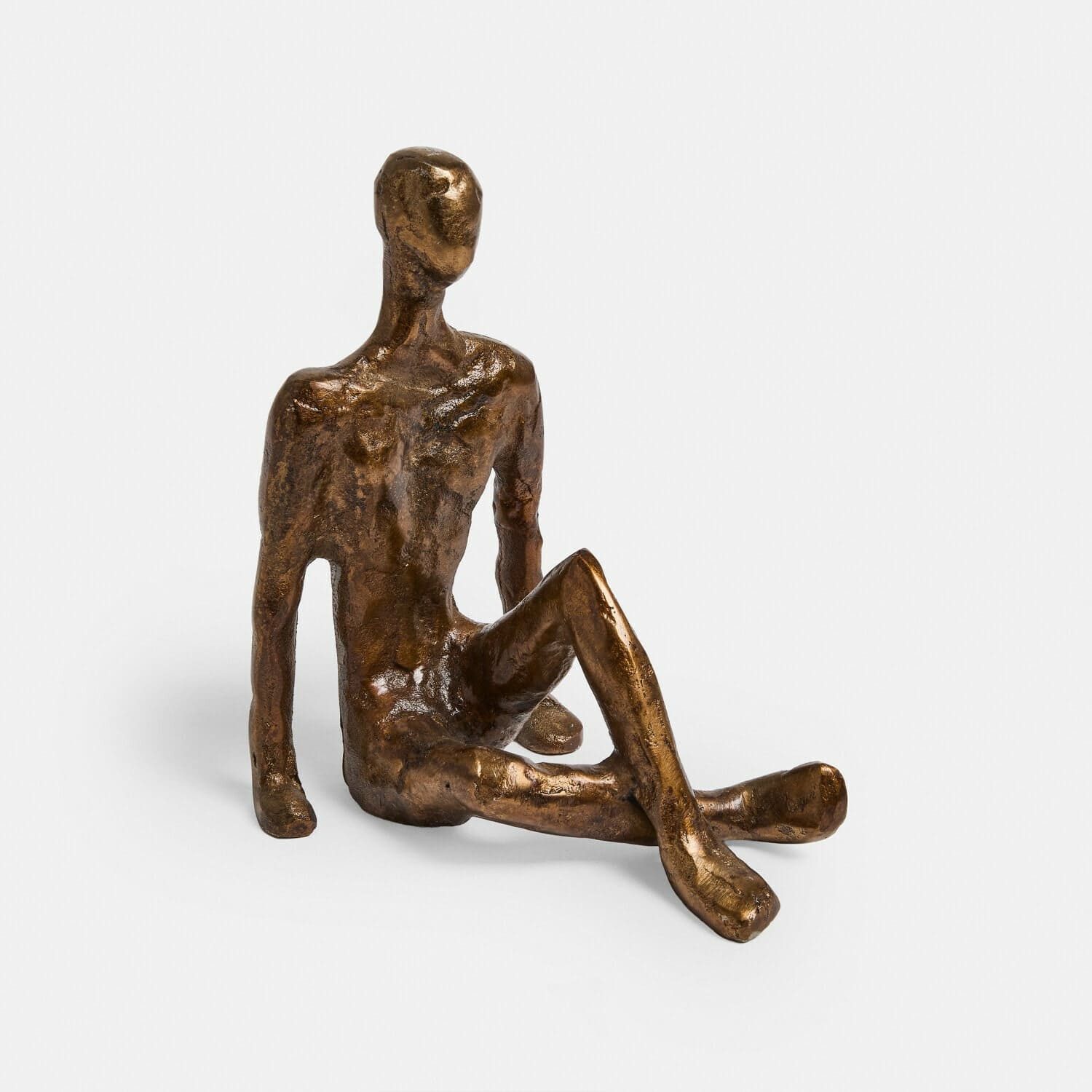 Dekofigur Deko-Figur Ravoun antikmessing