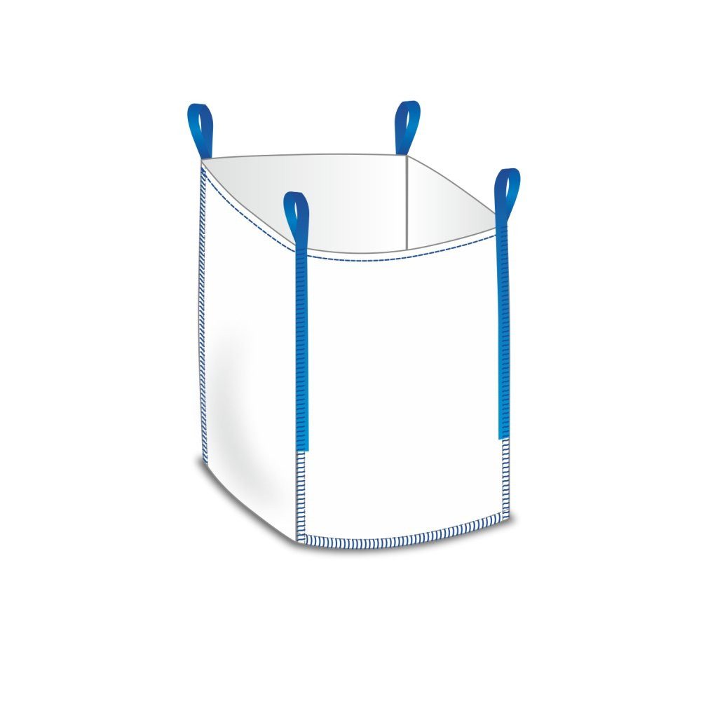 KLASEBO® Schüttgut-Sack BIG BAG oben offen Tragkraft 1000 kg, 90 x 90 x 90 cm