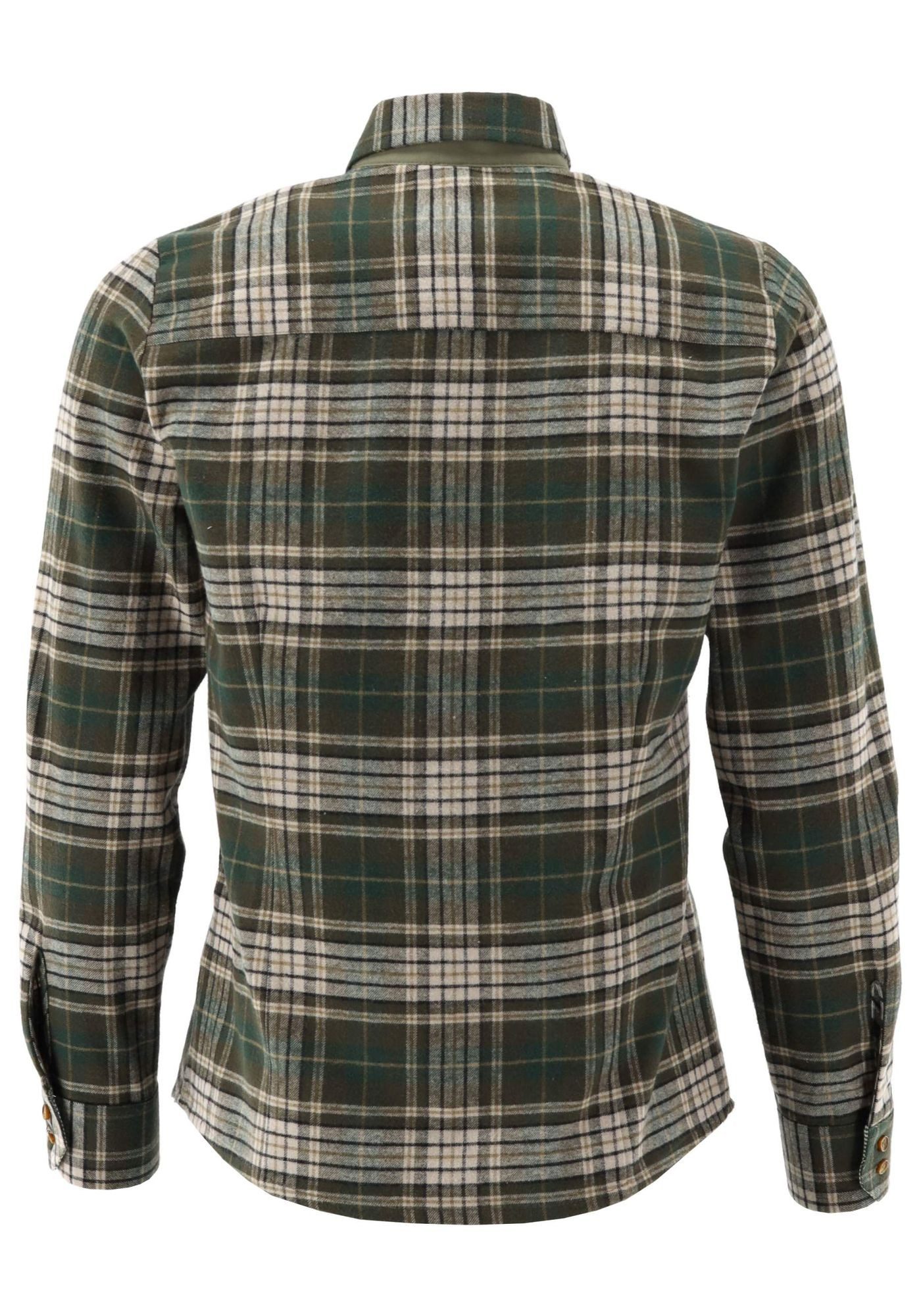 OS Trachten Outdoorbluse Flayon Jagdbluse mit Hirsch-Stickerei auf der Brust