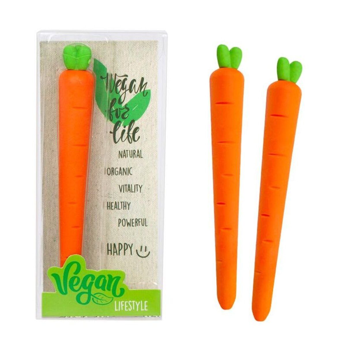 Trendhaus Radiergummi Trendhaus Radierer Möhre Vegan Lifestyle