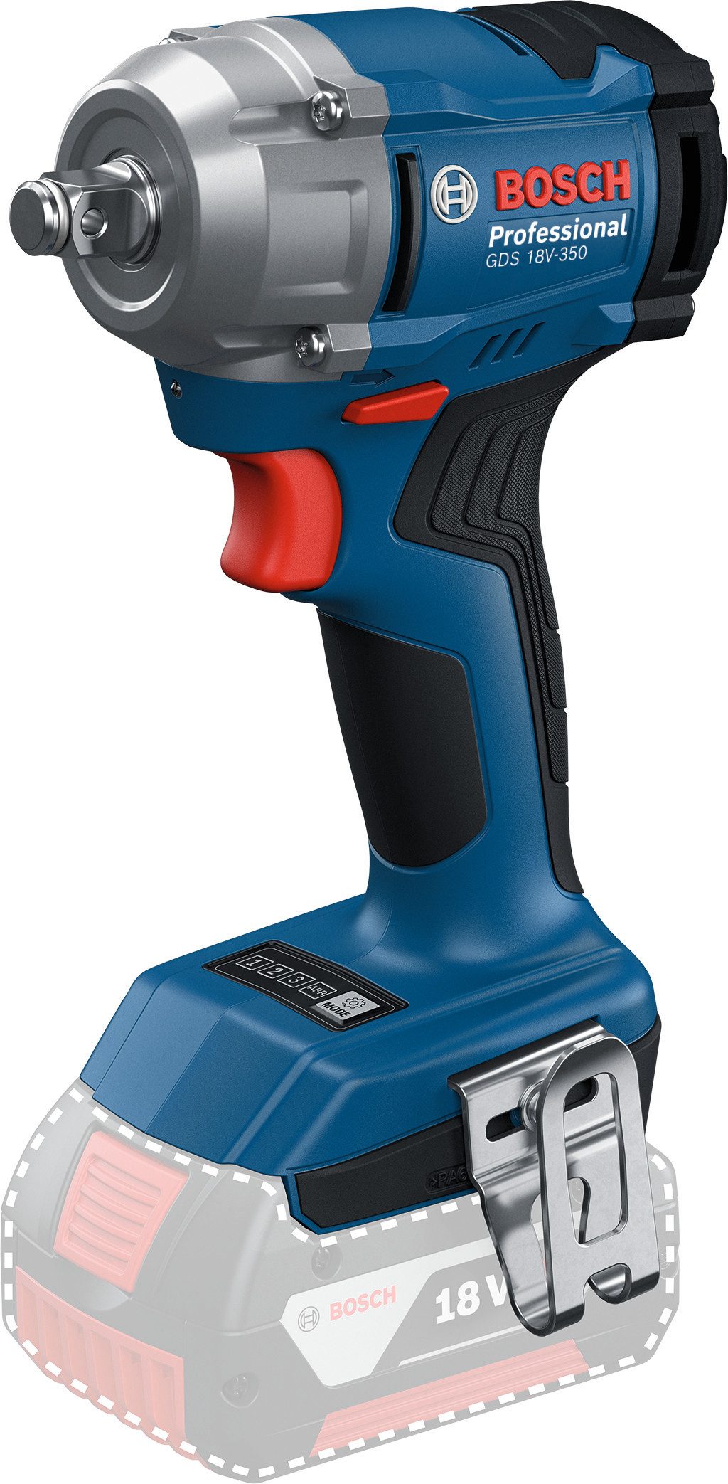 Bosch Professional Akku-Drehschlagschrauber »GDS 18V-350«, ohne Akku, ohne Ladegerät