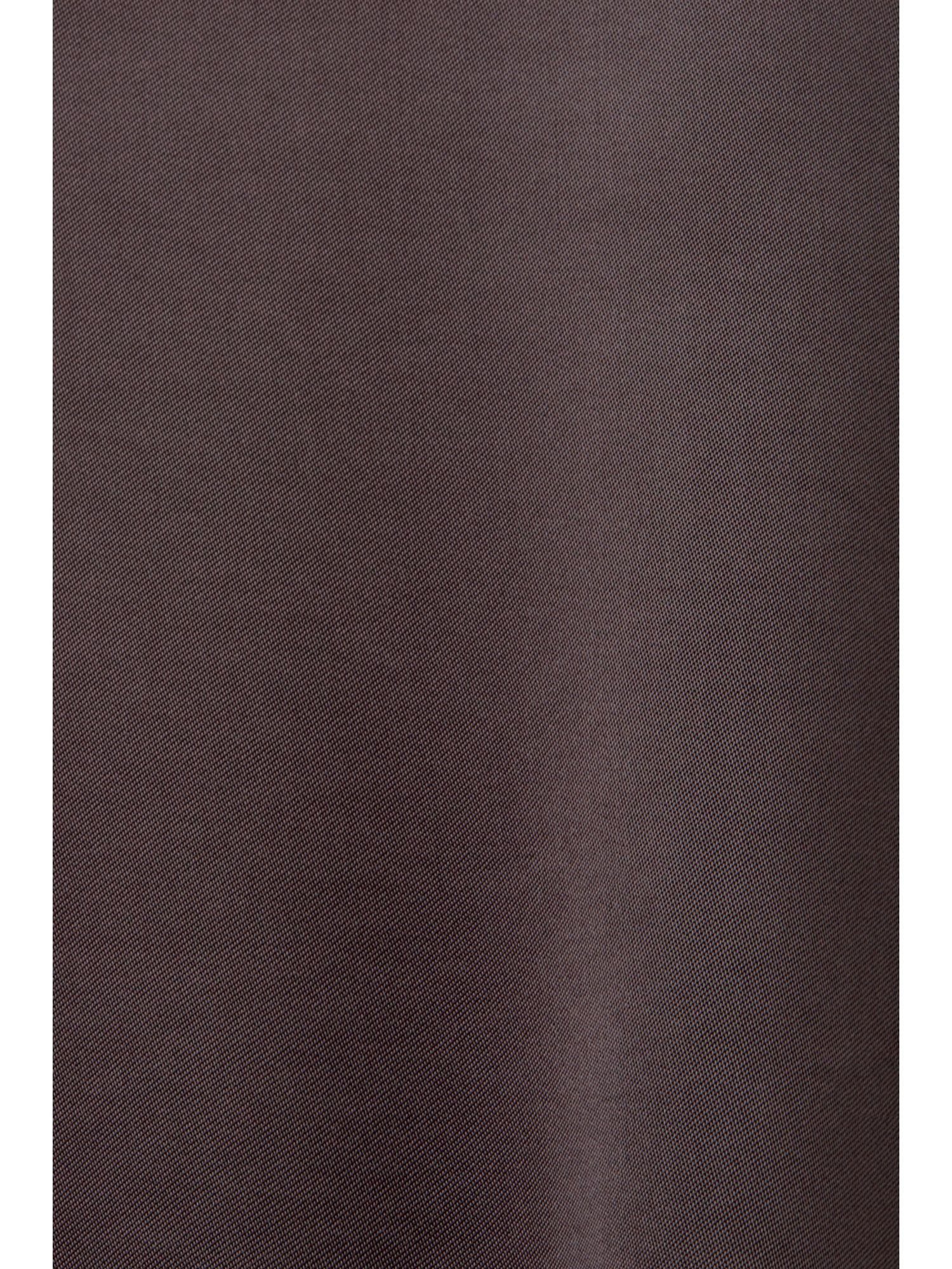 ANTHRACITE Materialmix Esprit T-Shirt aus Collection Satintop Recycelt: (1-tlg)
