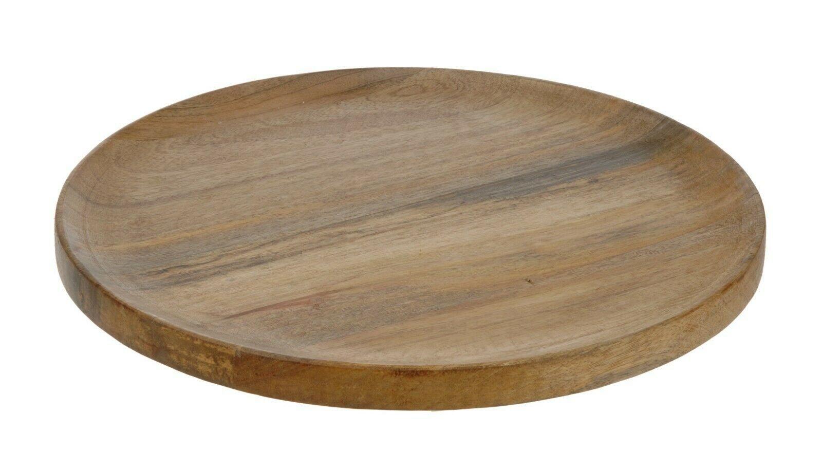 Dekoschale Holzteller Mango Dekoteller Tischdeko Mangoholz Schale Holz Ø 40 cm