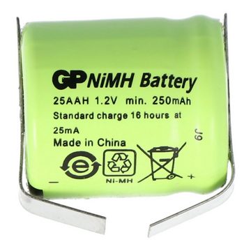 GP Batteries GP GP25AAH Akku NiMH 1/3 AA Mignon Lötfahne U-Form Akku 250 mAh (1,2 V)