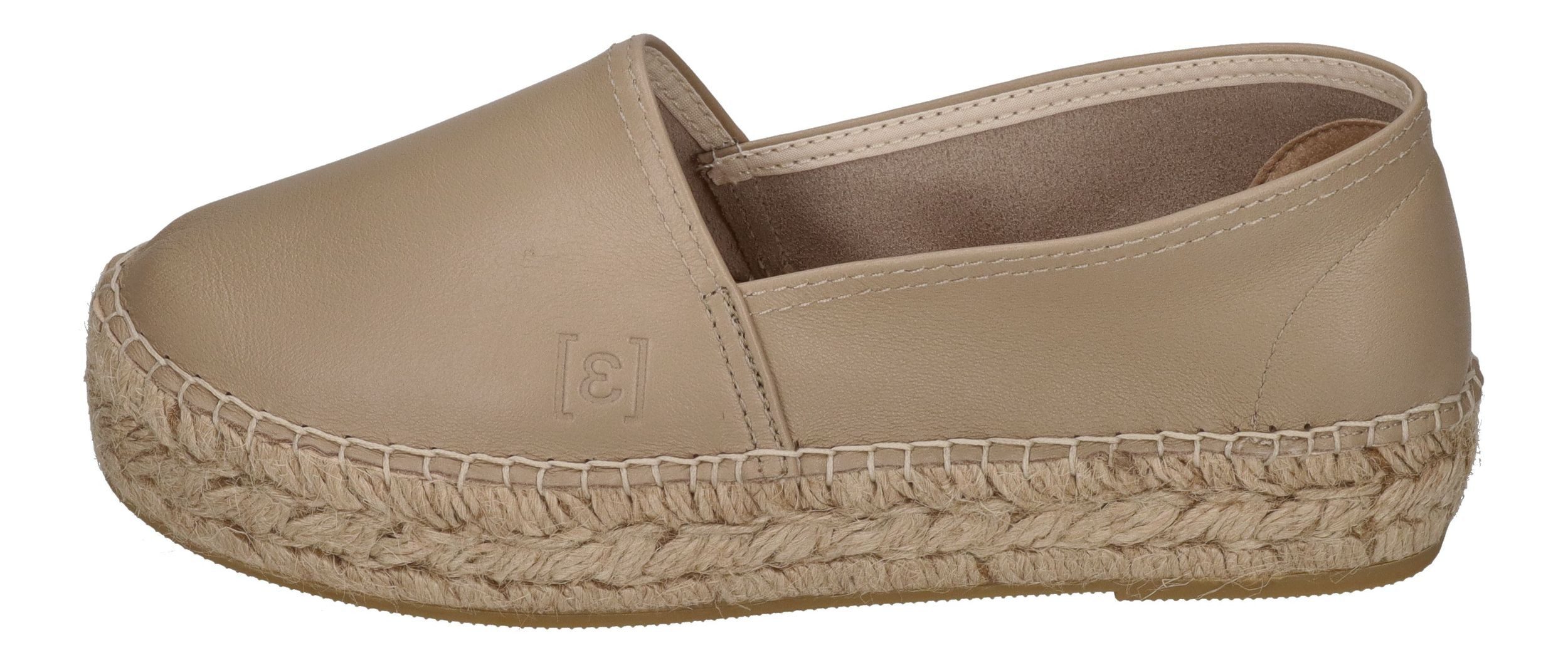 espadrij l´originale CLASSIC CUIR HIGH Espadrille Taupe