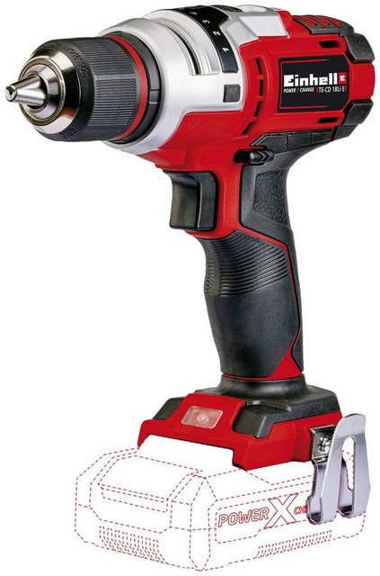 EINHELL Akku-Bohrschrauber TE-CD 18 Li E - solo, Power X-Change, ohne Akku und Ladegerät