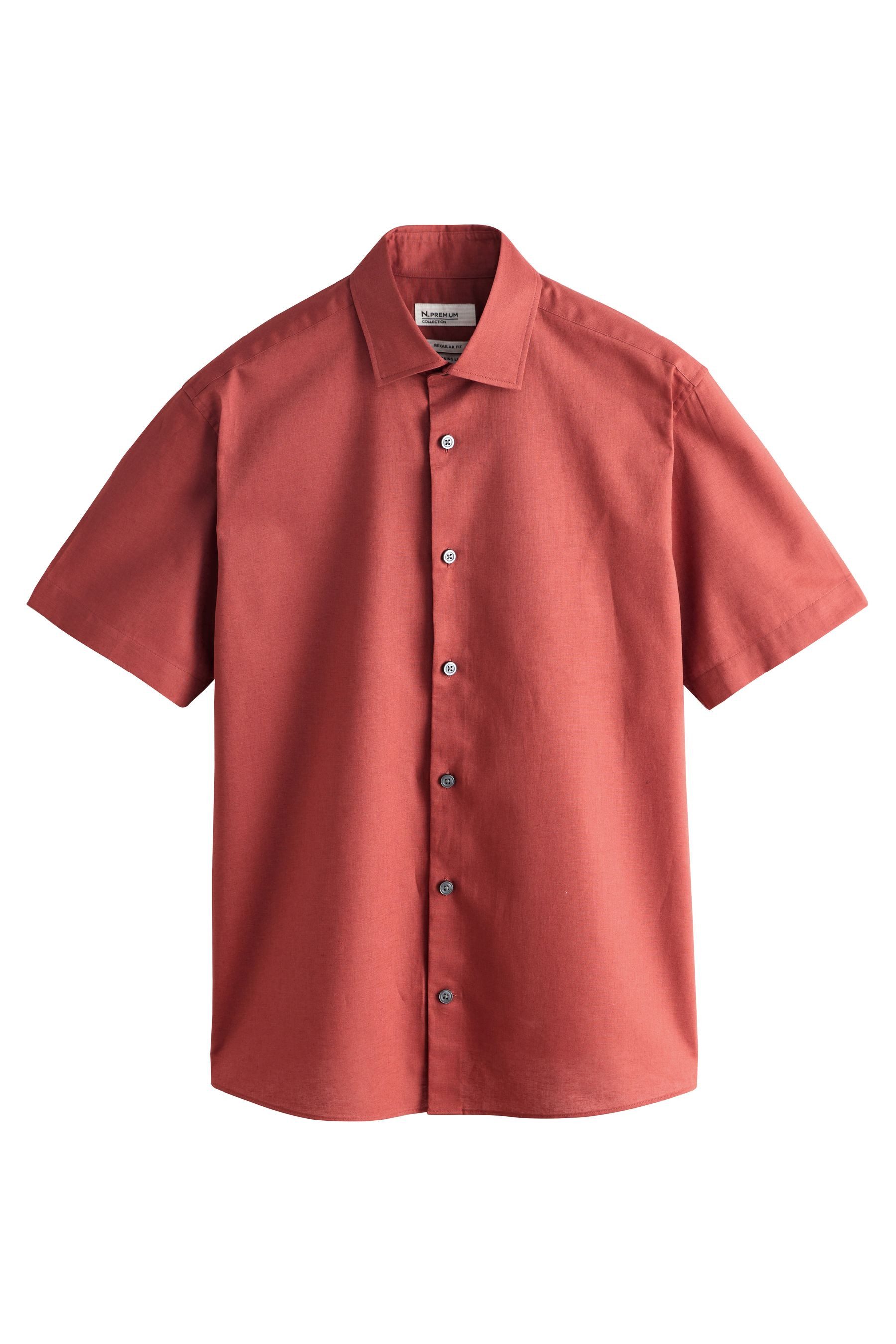 Next Kurzarmhemd N. Premium elegantes Regular Fit Kurzarmhemd (1-tlg)