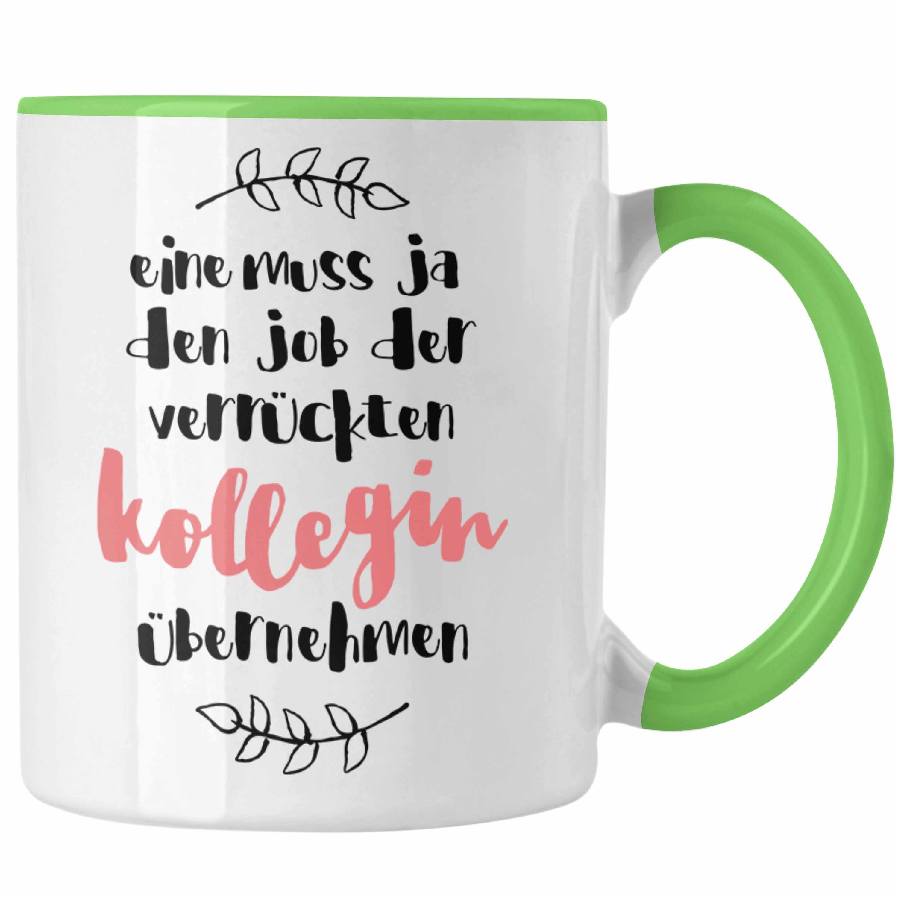 - Tasse Tasse Familie Geschenk Grün Verrückte Spruch Trendation Kollegin Lustiger Trendation