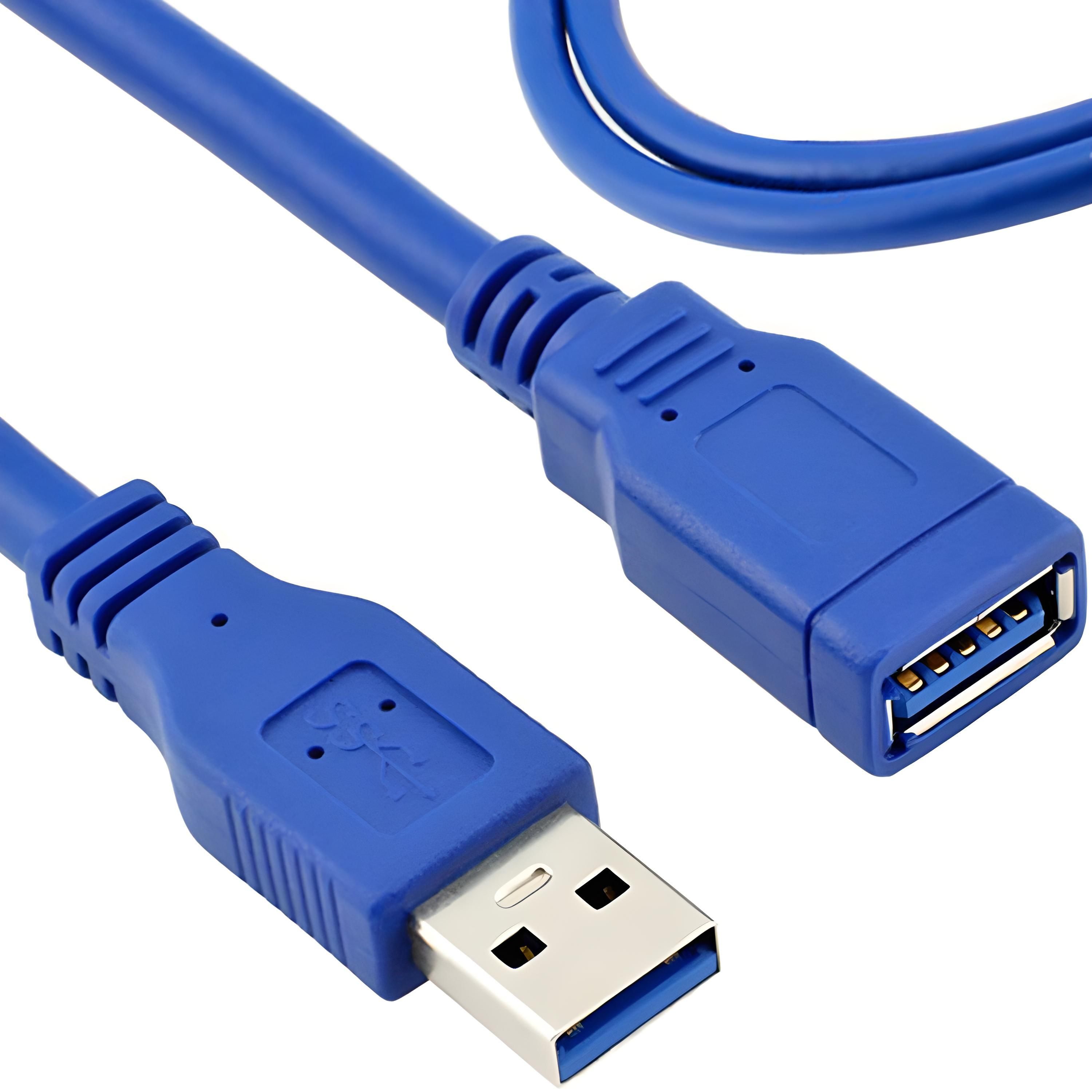 Retoo 3M USB 3.0 Verlängerungskabel Verlängerung Kabel Datenkabel High Speed Verlängerungskabel, Standard-USB, USB Typ A, Standard-USB, USB Typ A, USB 3.0-Standard, Abwärtskompatibilität, PVC-Geflecht, Flexibel