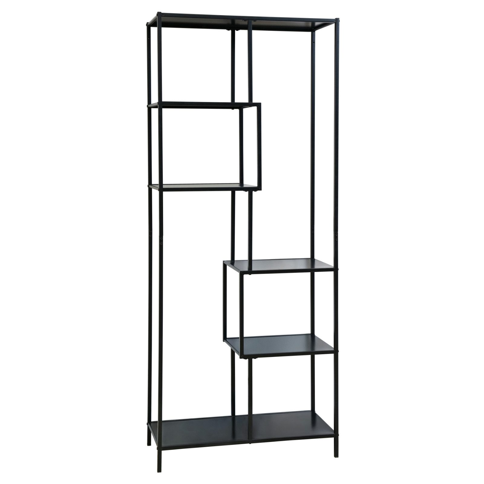 SVITA Regal KELA, Metallregal, Küchenregal, Wohnzimmer, Schlafzimmer, Schwa günstig online kaufen