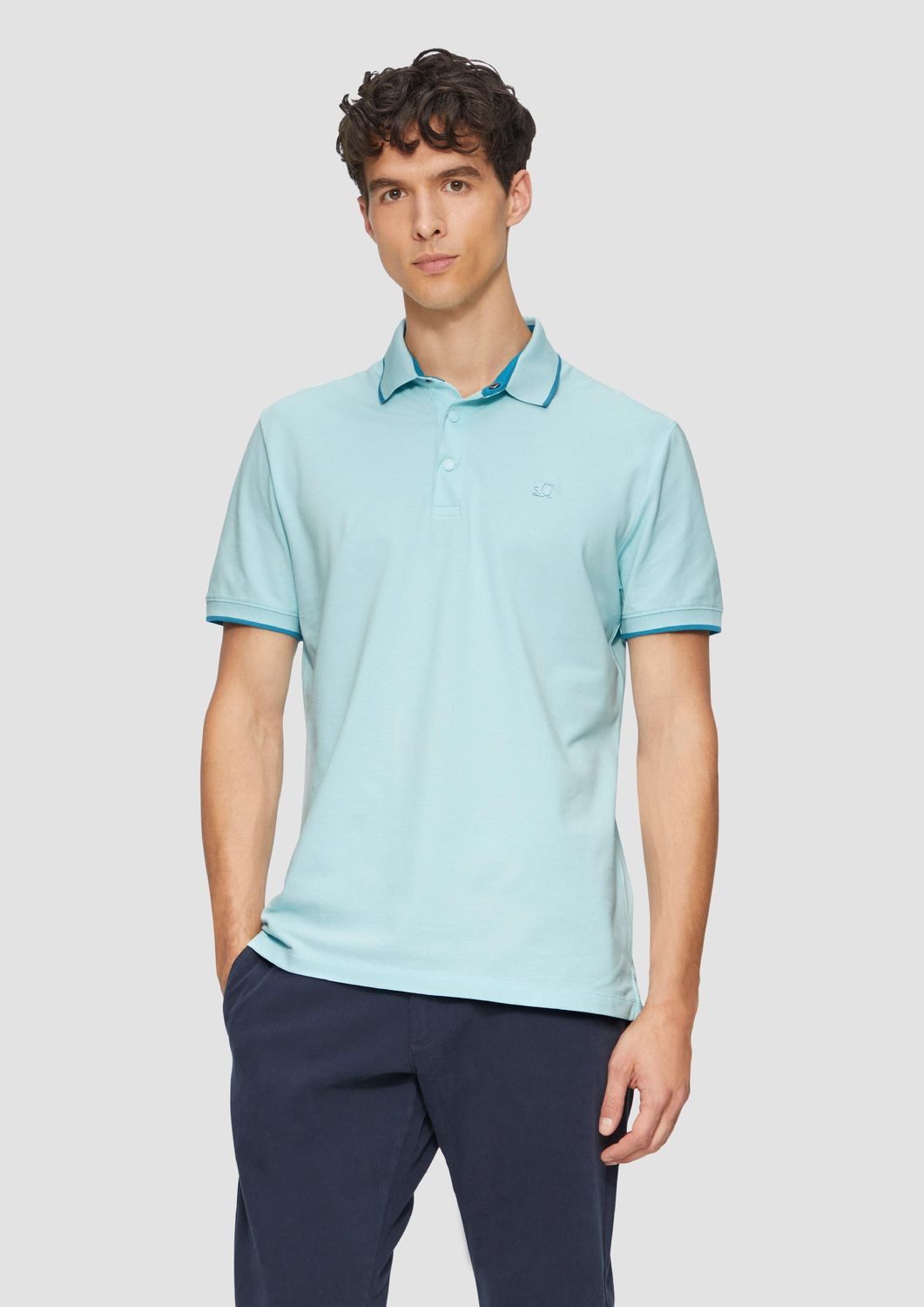 s.Oliver Poloshirt mit Kontrast-Details günstig online kaufen