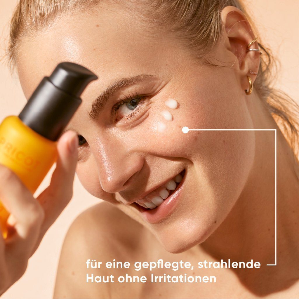 APRICOT 50 ml, Beauty Gesichtscreme Feuchtigkeitscreme APRICOT Kurkuma Hyaluron Germany in Made Feuchtigkeitspflege