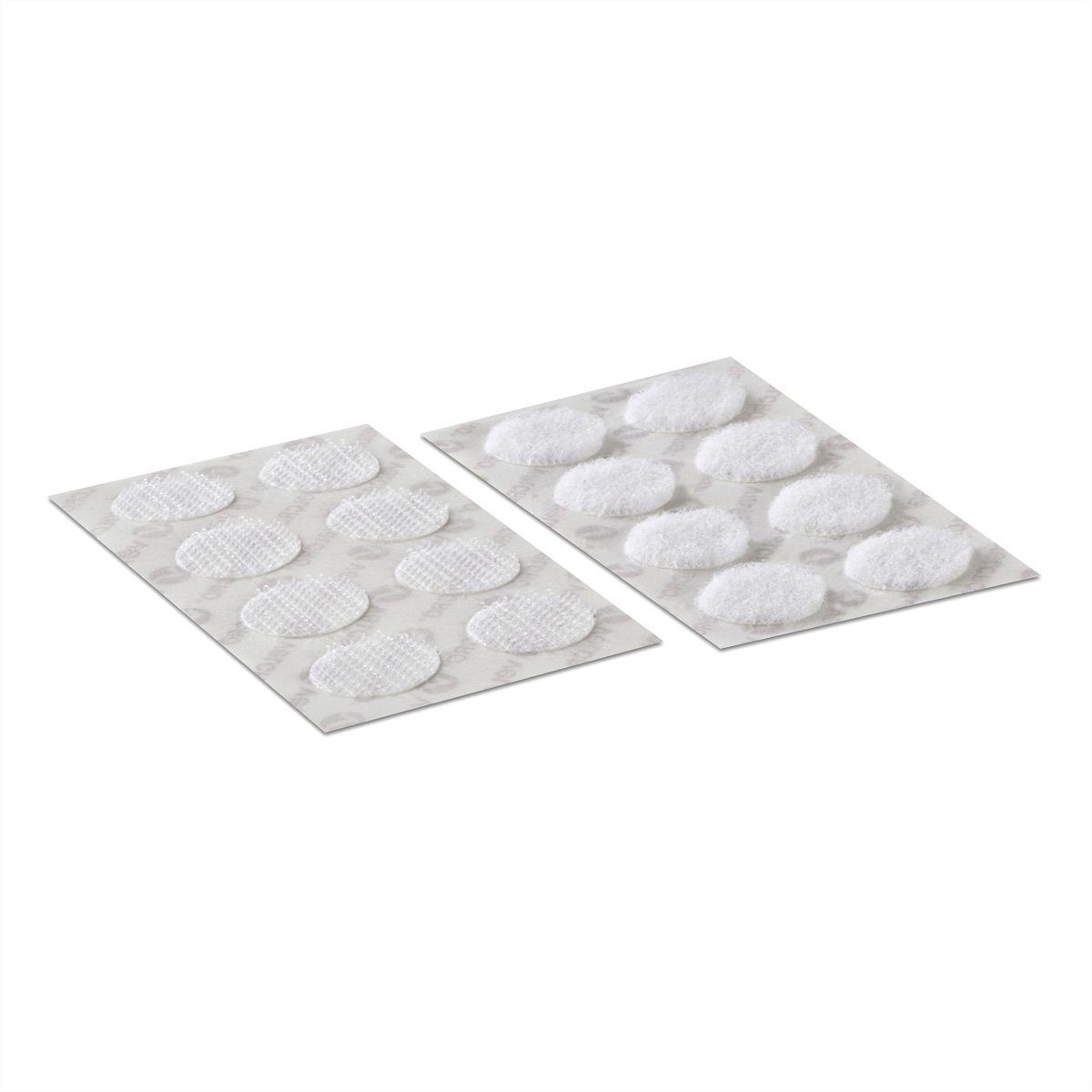 VELCRO Кабельні стяжки Klettpunkte Selbstklebend Haken & Flausch 16mm x 16 sets Weiß