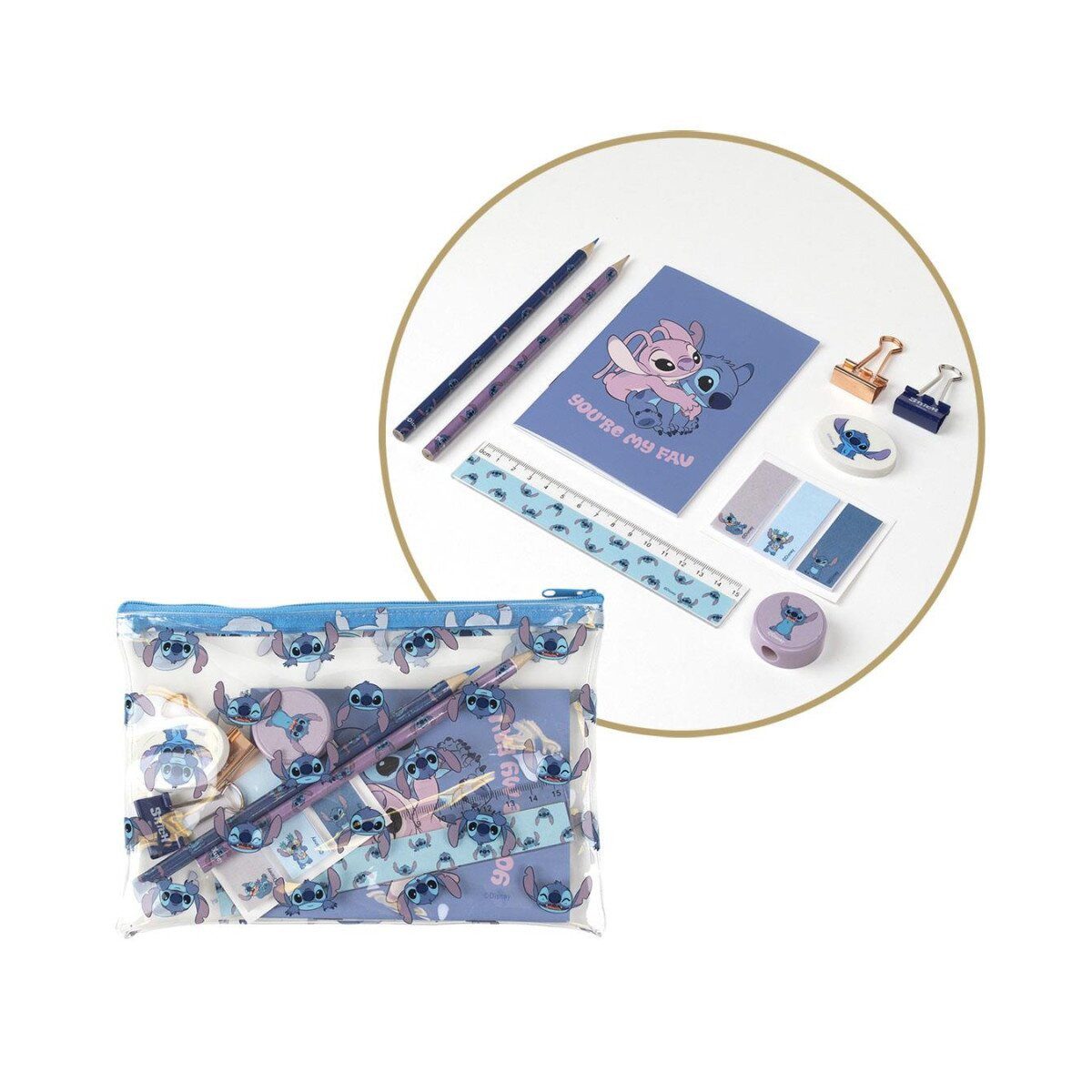 Lilo & Stitch Kreativset Disney Lilo und Stitch My Fav Schreibwarenset 12-teilig