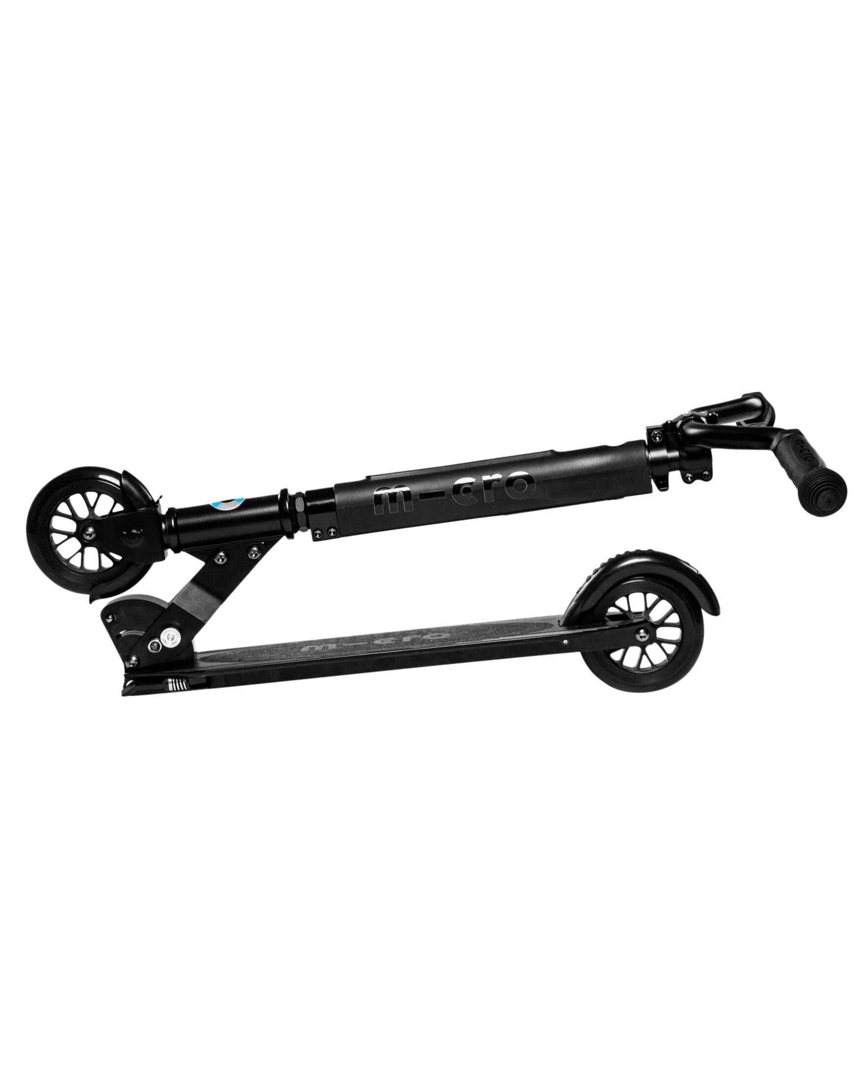 Micro tlg) DELUXE Tretroller (1 SCHWARZ, MICRO SPRITE Scooter