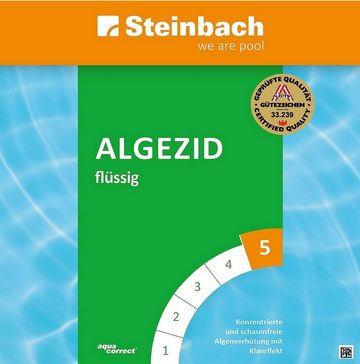 Steinbach Pool Poolpflege STEINBACH Algezid flüssig, 5 Ltr